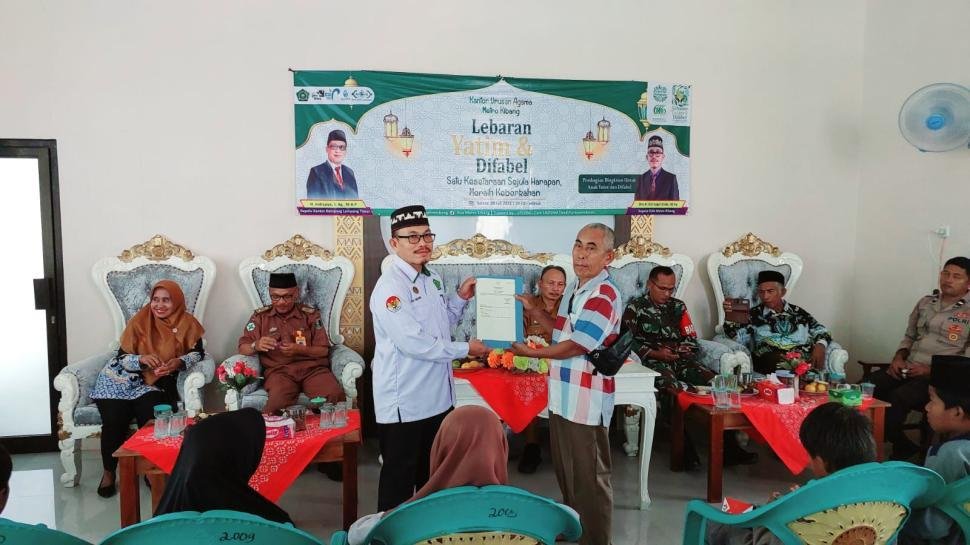 Wakaf Tuntas, Umat Puas: KUA Metro Kibang Bergerak Nyata