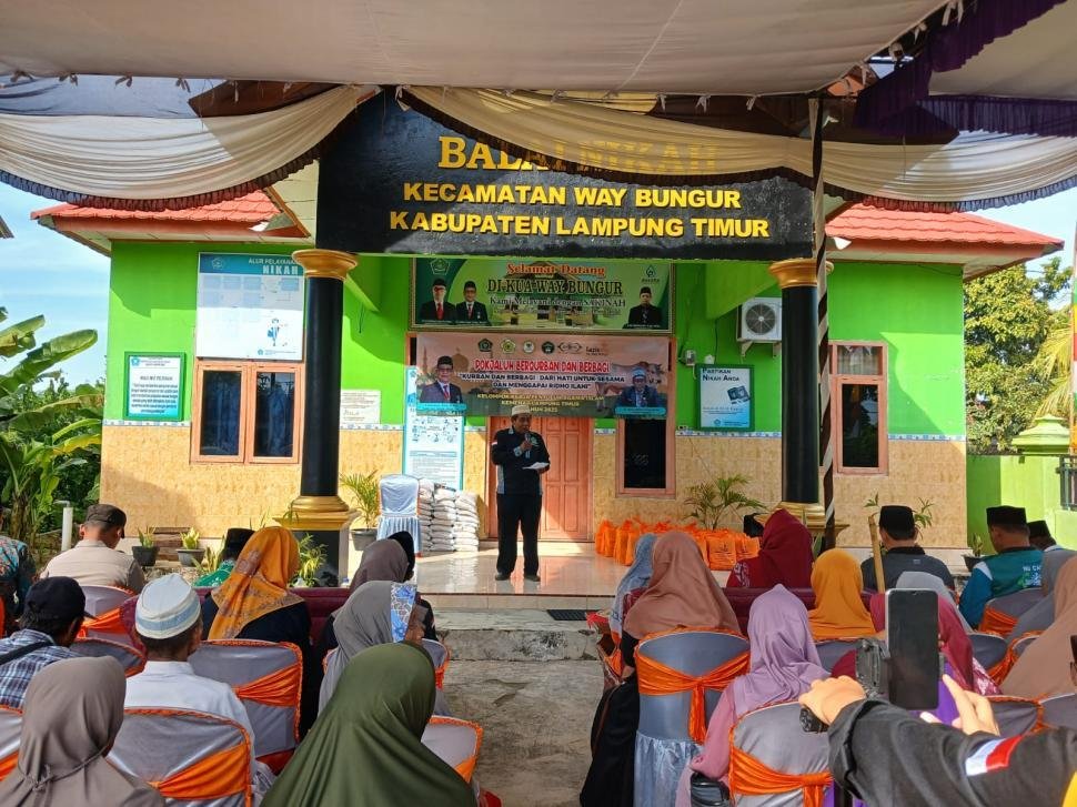 Qurban Kolaboratif: Pokjaluh Lampung Timur Gandeng LazisNU dan LazisMU Salurkan Kebaikan