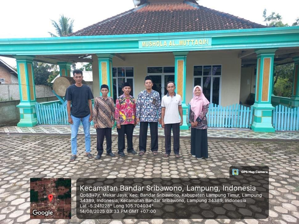 KUA Bandar Sribhawono Verifikasi Tanah Wakaf Mushola Al-Muttaqin