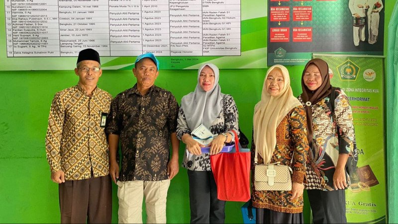Cegah Stunting, KUA Sungai Serut & Puskesmas Sukamerindu Himbau Catin Jangan Merokok dan Begadang