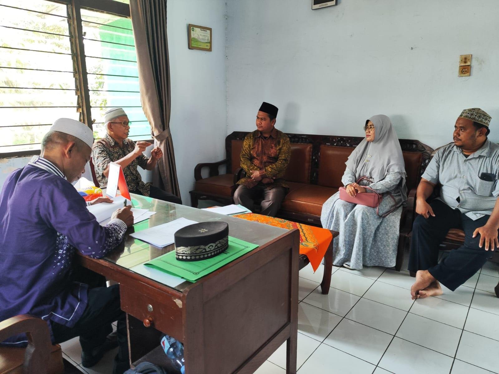 KUA Kecamatan Namo Rambe Menerima Konsultasi Pergantian Nazhir Wakaf