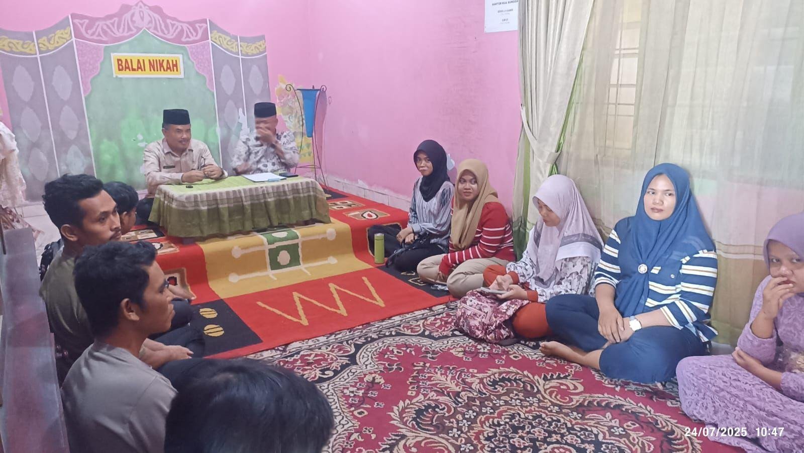 KUA Sunggal Laksanakan Bimbingan Pra Nikah, Kolaborasi dengan Densus 88 Anti Teror Polri