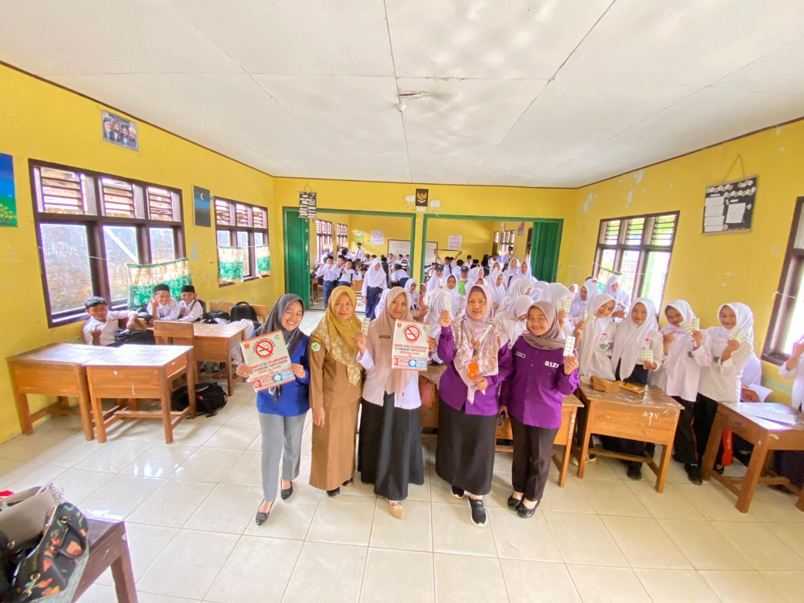 KUA Air Hitam Ajarkan Hidup Sehat Kepada Siswa-Siswi Dalam Kegiatan BRUS