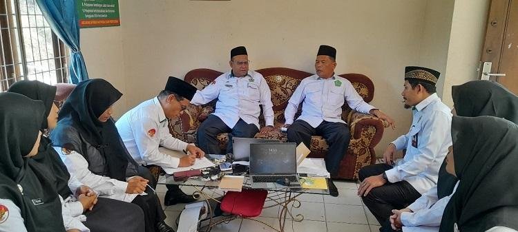 KUA Sitinjo Sambut Kakan Kemenag Dairi Dalam Rangka Monitoring Layanan KUA Kecamatan