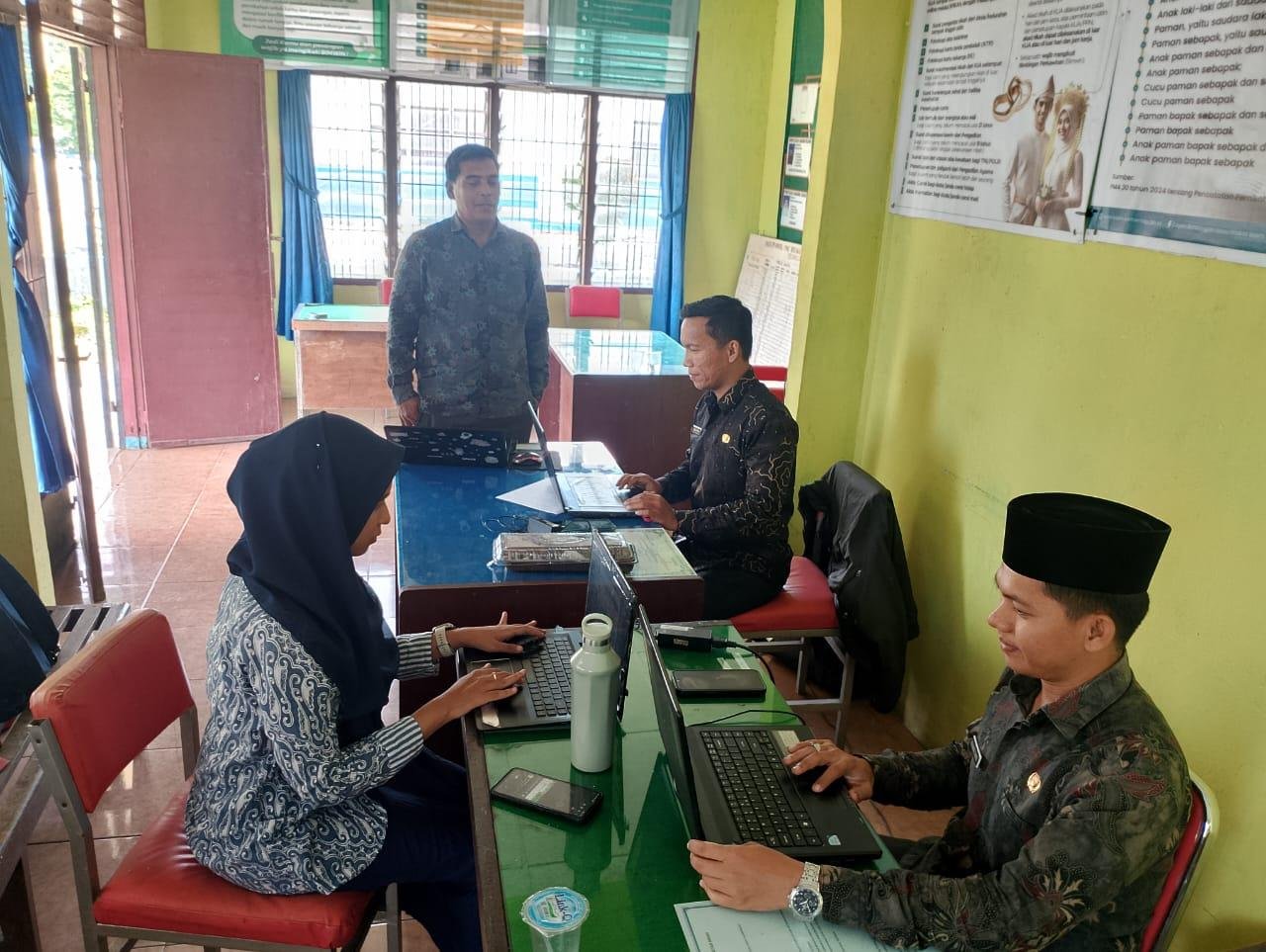 Kolaborasi KUA Gunung Meriah dan KUA Bangun Purba dalam Pelatihan Pengisian SKP E-Kinerja