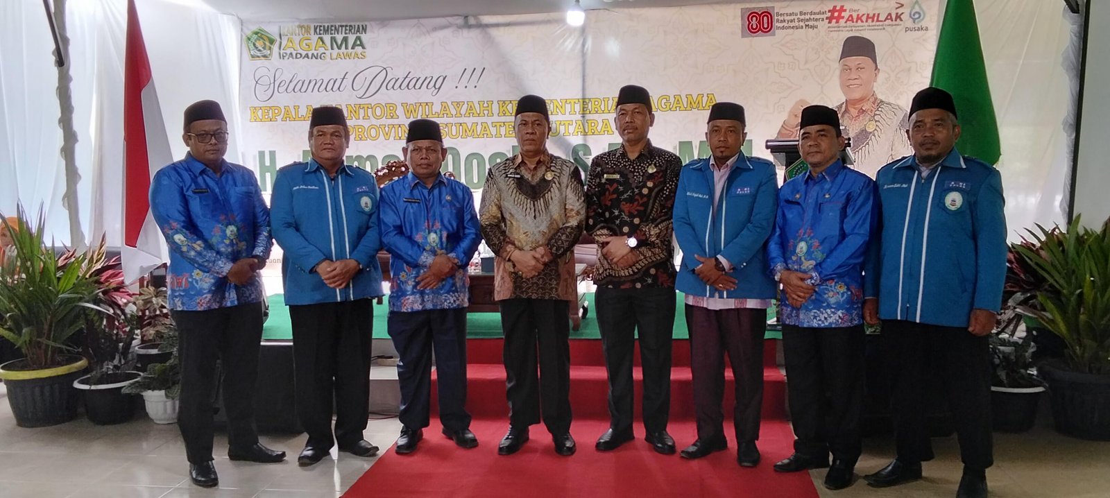 Ka. KUA Barumun Tengah Hadiri Kunjungan Kerja Kakanwil di Palas