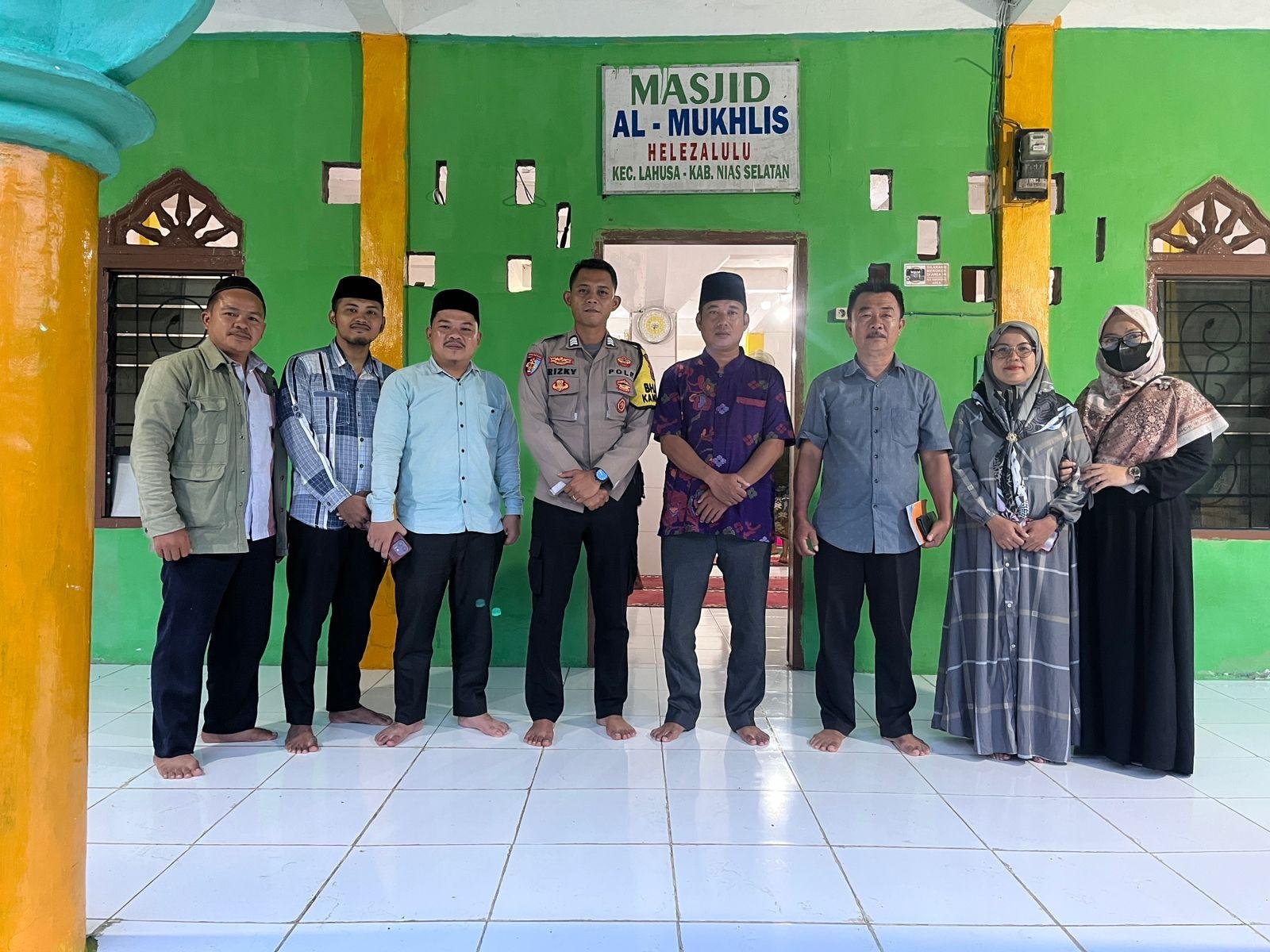 Perkuat Peran Pengelolaan Masjid, Kepala KUA Lahusa Hadiri Pembentukan BKM 