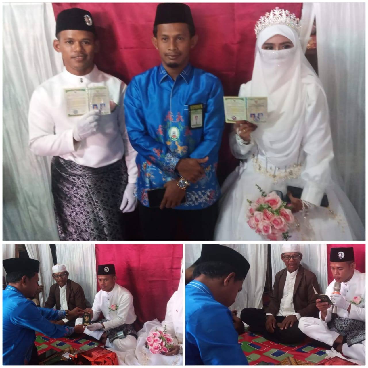 Pertama Kali KUA Moraid Melayani Pengawasan dan Pencatatan Nikah