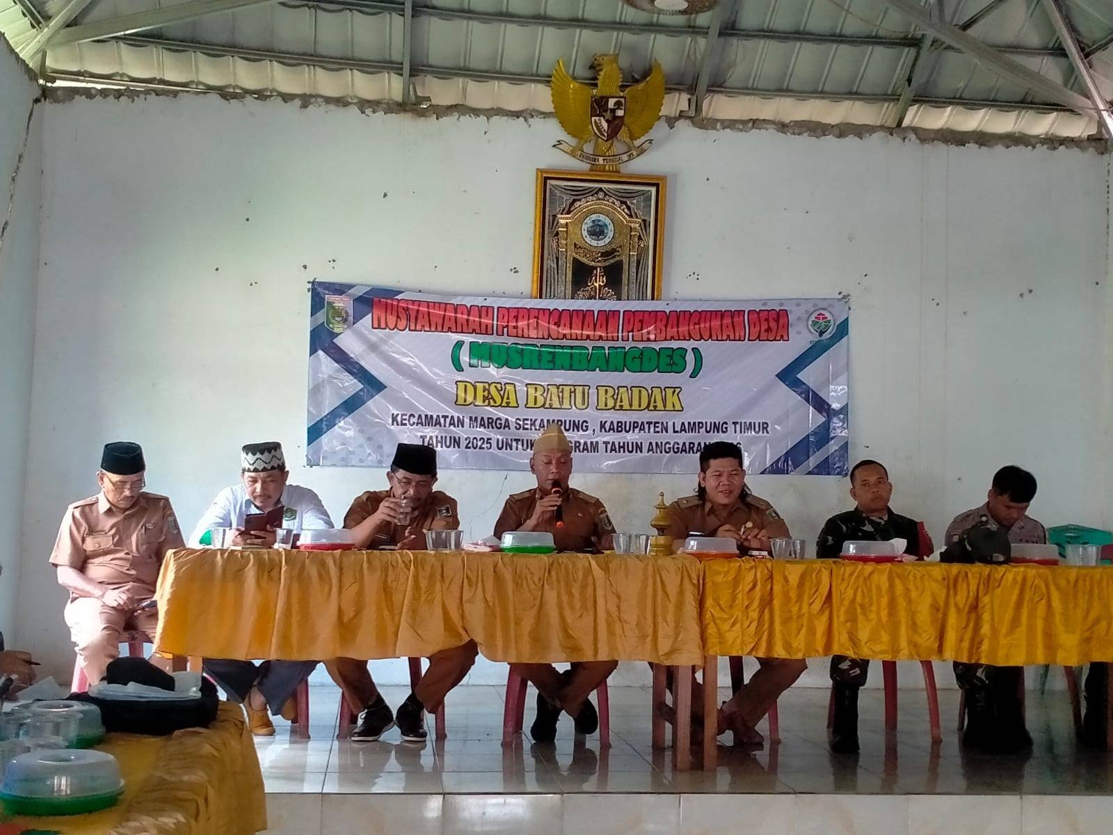 Kepala KUA Marga Sekampung Hadiri Remuk Stunting di Desa Batu Badak