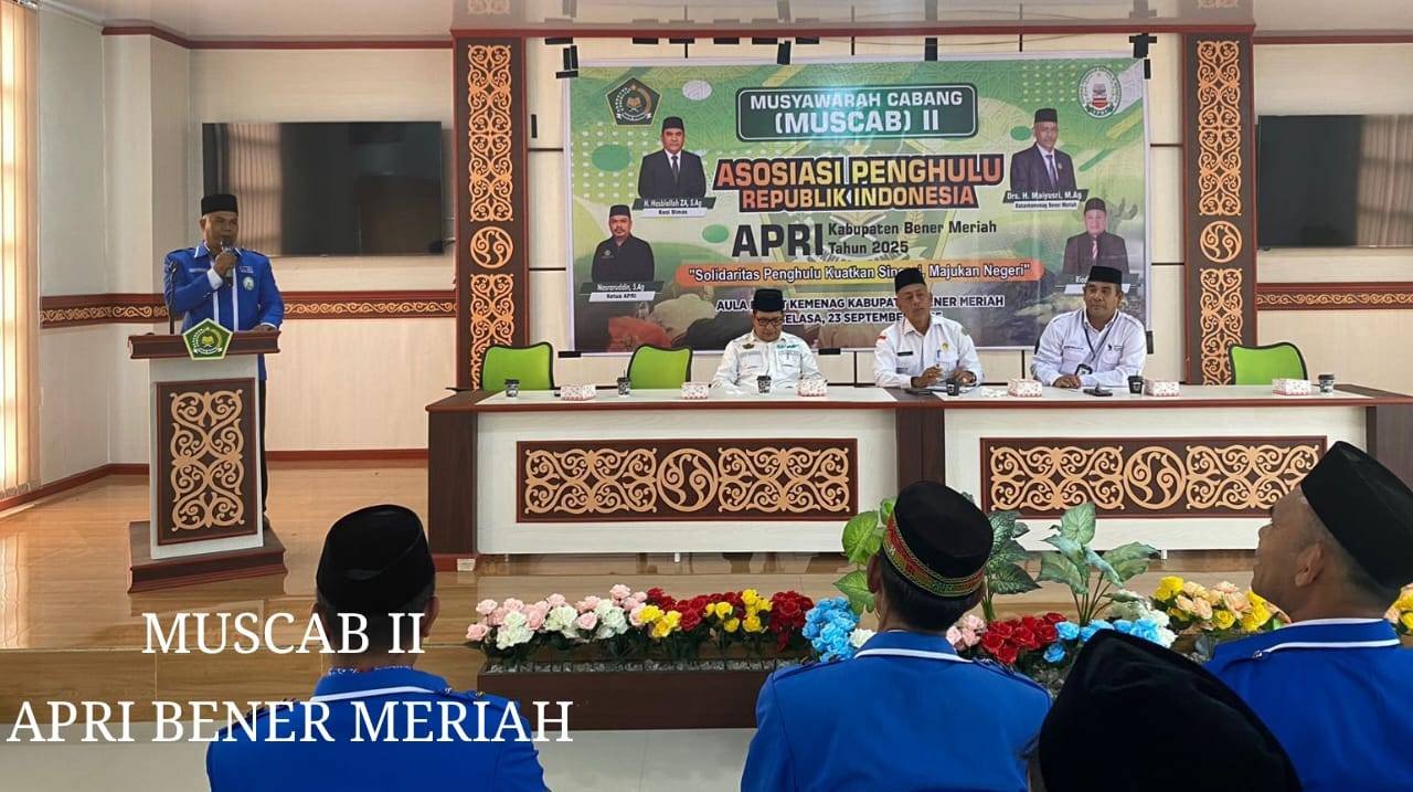 Nasraruddin Kembali Pimpin PC APRI Bener Meriah Periode 2025-2029