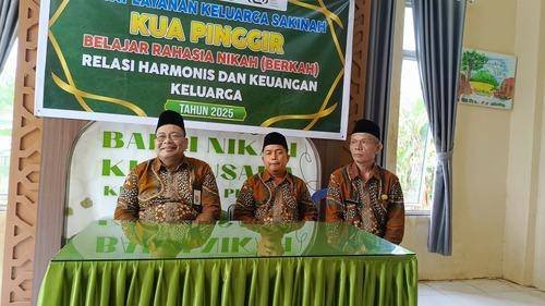 Lewat Pusaka Sakinah, Penghulu KUA Pinggir Dorong Terwujudnya Keluarga Agamis dan Sejahtera
