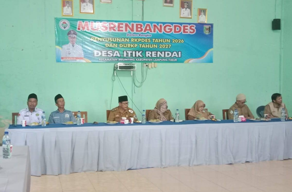 Plh. Kepala KUA Melinting Ikuti Musrenbangdes di Dua Desa