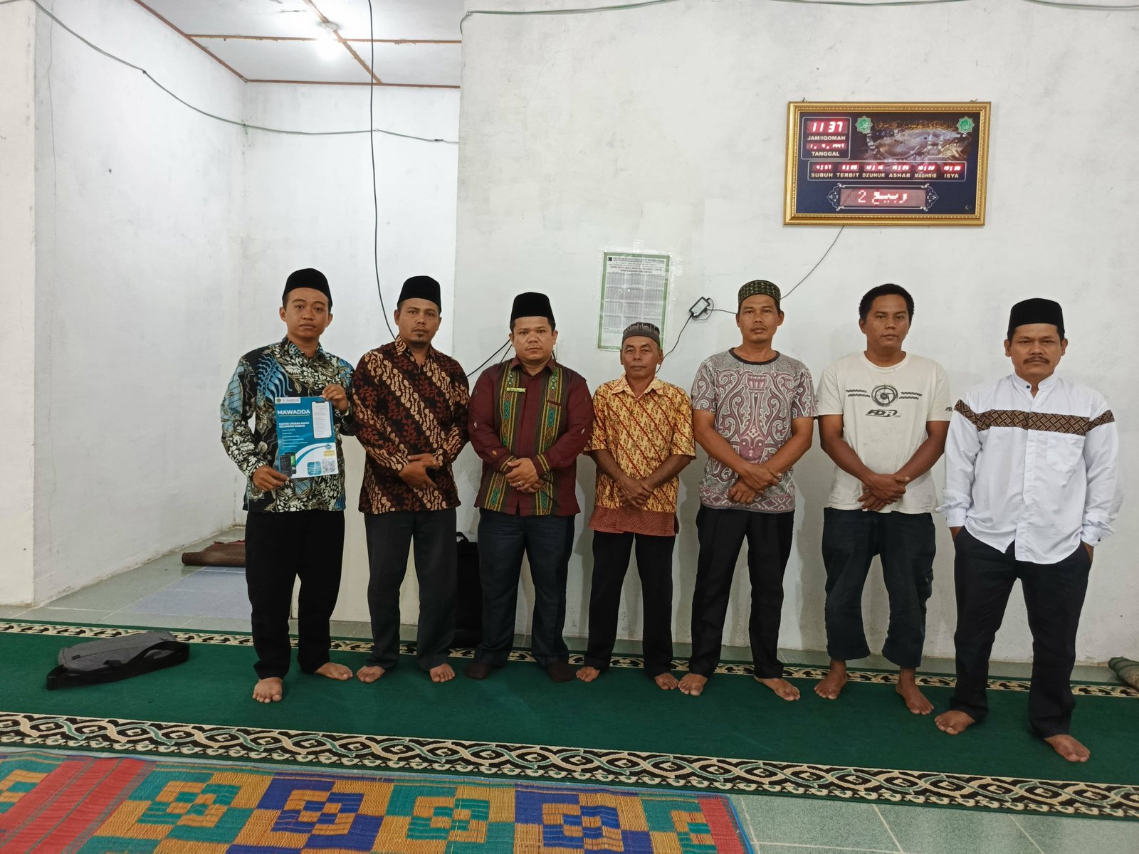 Penandatanganan Akta Ikrar Wakaf Massal di Wilayah KUA Nassau 
