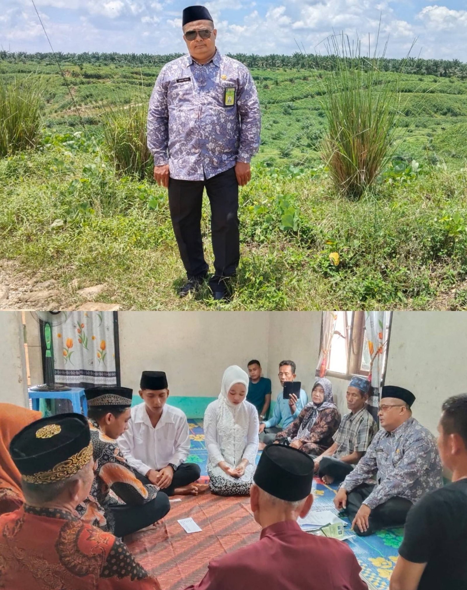 Wujud Layanan Berdampak, Ka. KUA Bosar Maligas Laksanakan Pencatatan Nikah Daerah Perbatasan