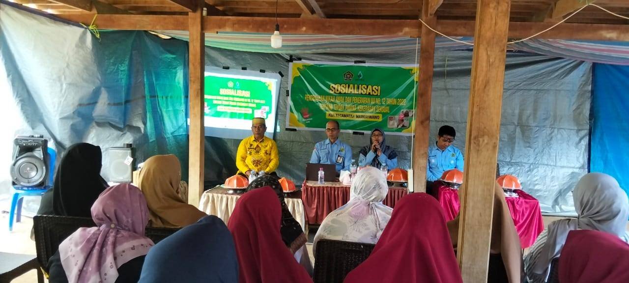 “Stop Perkawinan Anak: KUA Marioriwawo Dorong Pemahaman Masyarakat tentang UU No. 12 Tahun 2022”