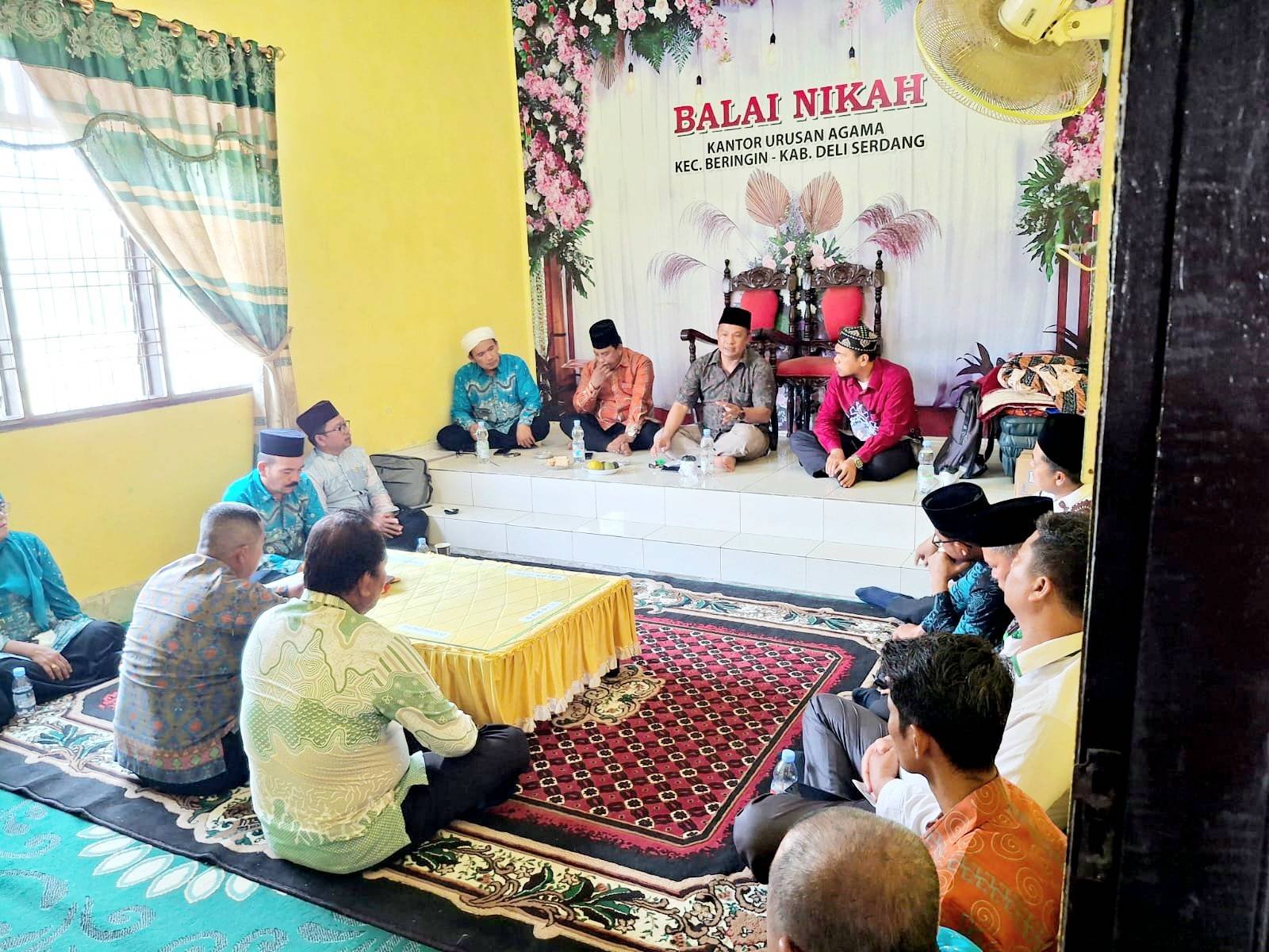 Kepala KUA Lubuk Pakam, Beringin, dan Pantai Labu Terima Tim Monev Bimas Islam Kemenag Deli Serdang