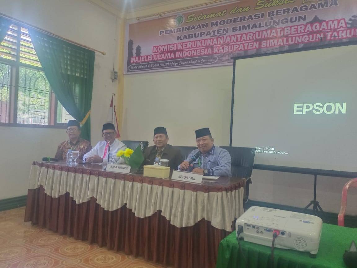 KUA Gunung Maligas Aktif dalam Pembinaan Moderasi Beragama, Jaga Kerukunan Umat