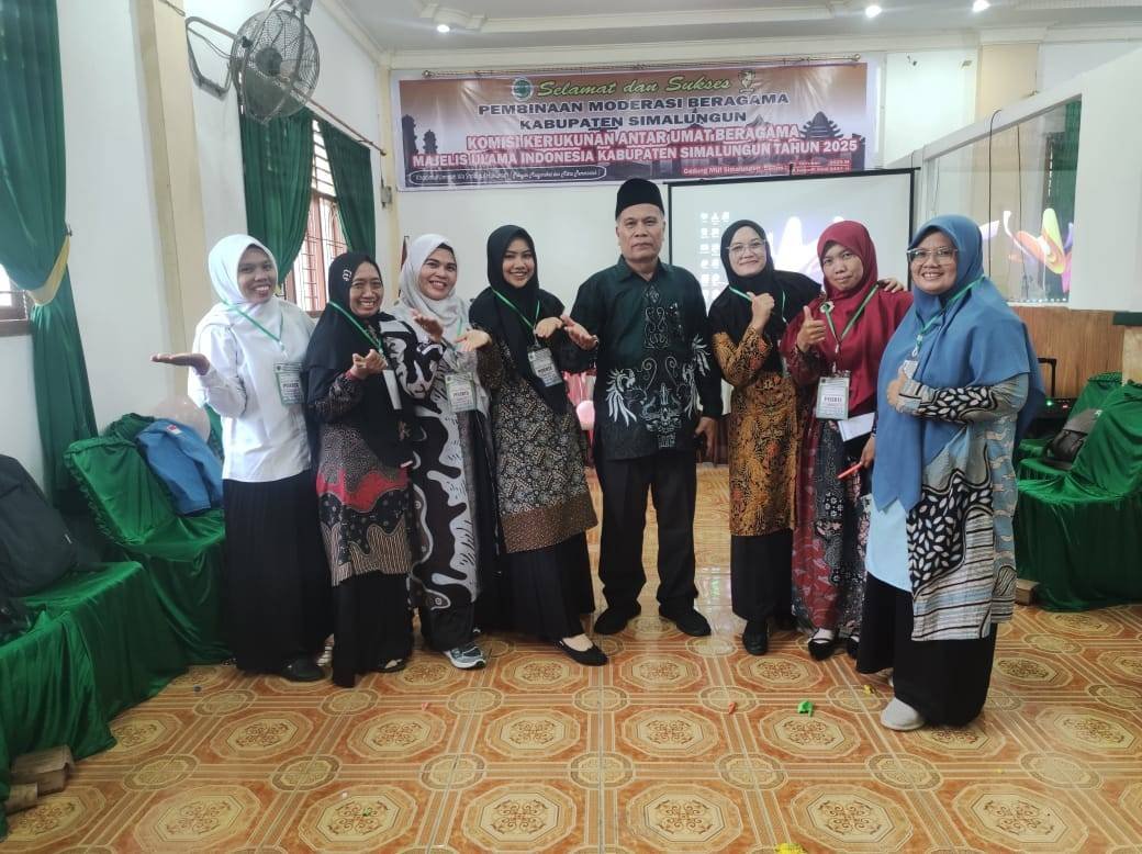 PAI KUA Bosar Maligas Ikuti Pembinaan Moderasi Beragama oleh MUI Kabupaten Simalungun