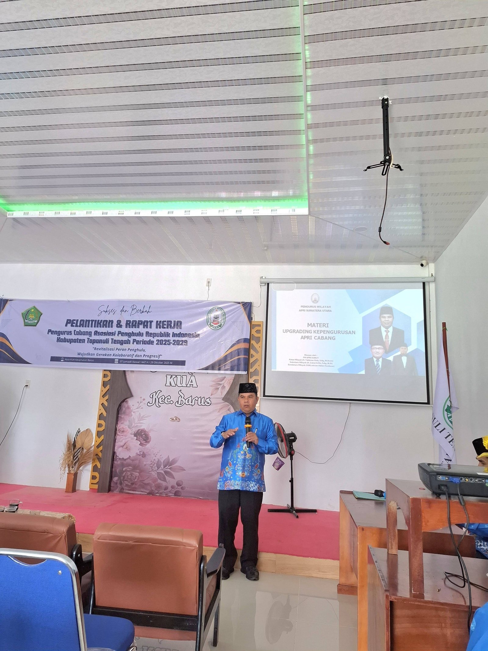 Ketua PW APRI Sumut Beri Penajaman Tugas dan AD/ART Lewat Upgrading PC APRI Tapteng