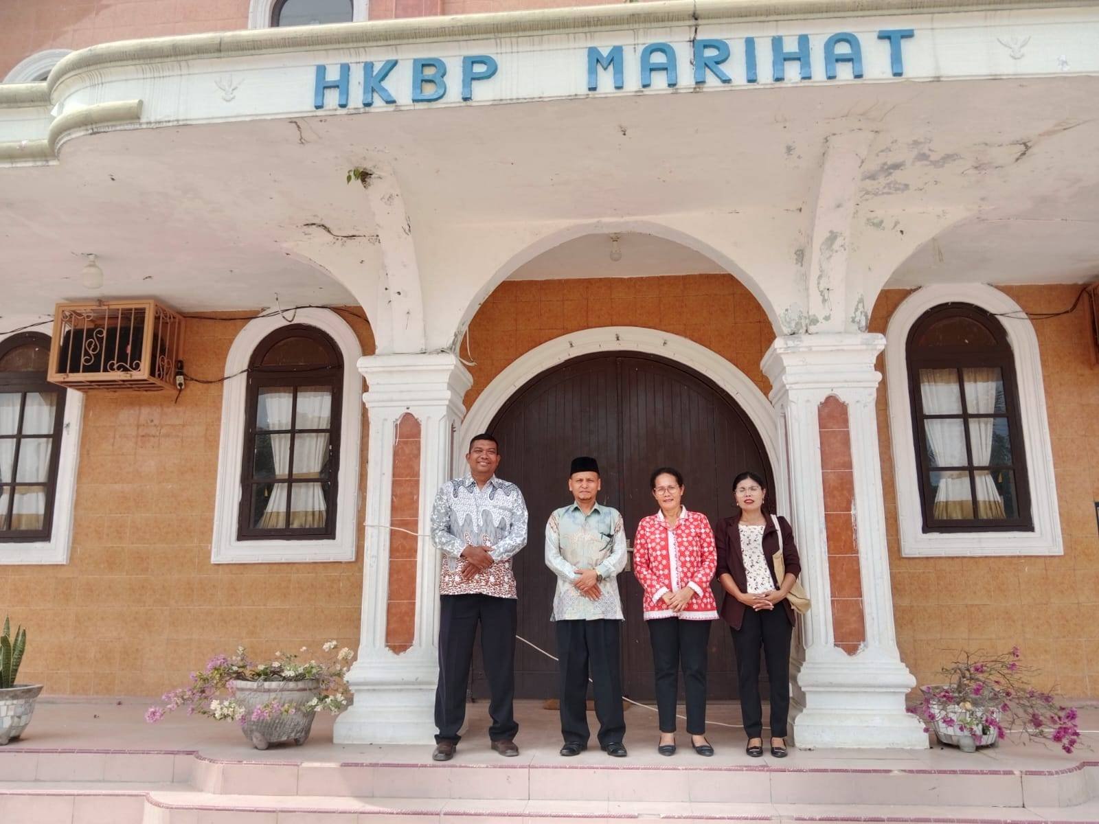 Ka. KUA Siantar Marimbun Giat Mendata Gereja Wujudkan Program Moderasi Beragama