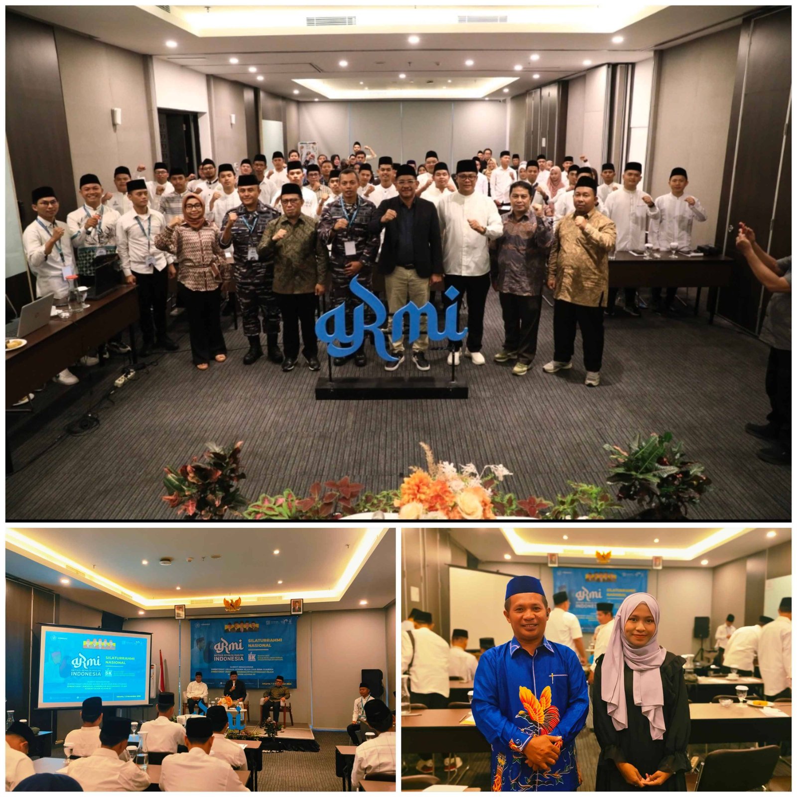 Katim Bina Syariah sekaligus Penghulu Kanwil Kemenag Papua Barat Dampingi Utusan Remaja Masjid Al Azhar Kota Sorong di ARMI Tahun 2025 di Jakarta