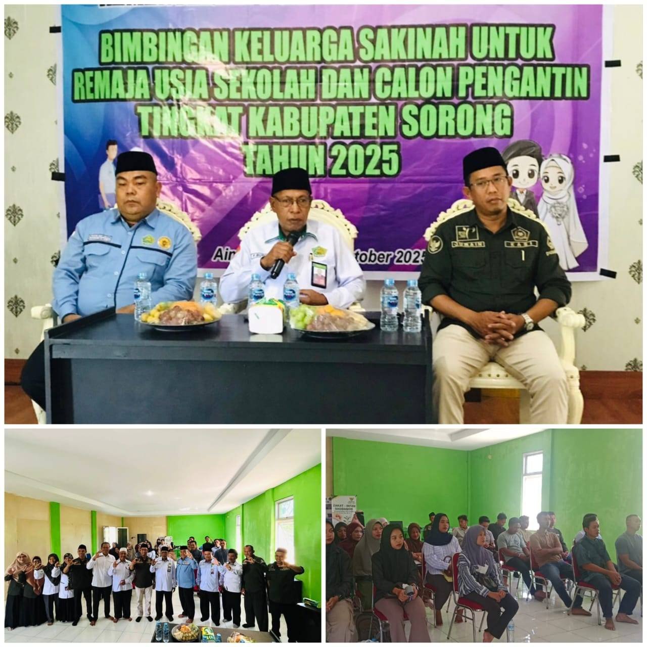 Bimas Islam Kabupaten Sorong Gelar Bimbingan Perkawinan Bersama KUA Se-Kabupaten Sorong di Aula KUA Aimas