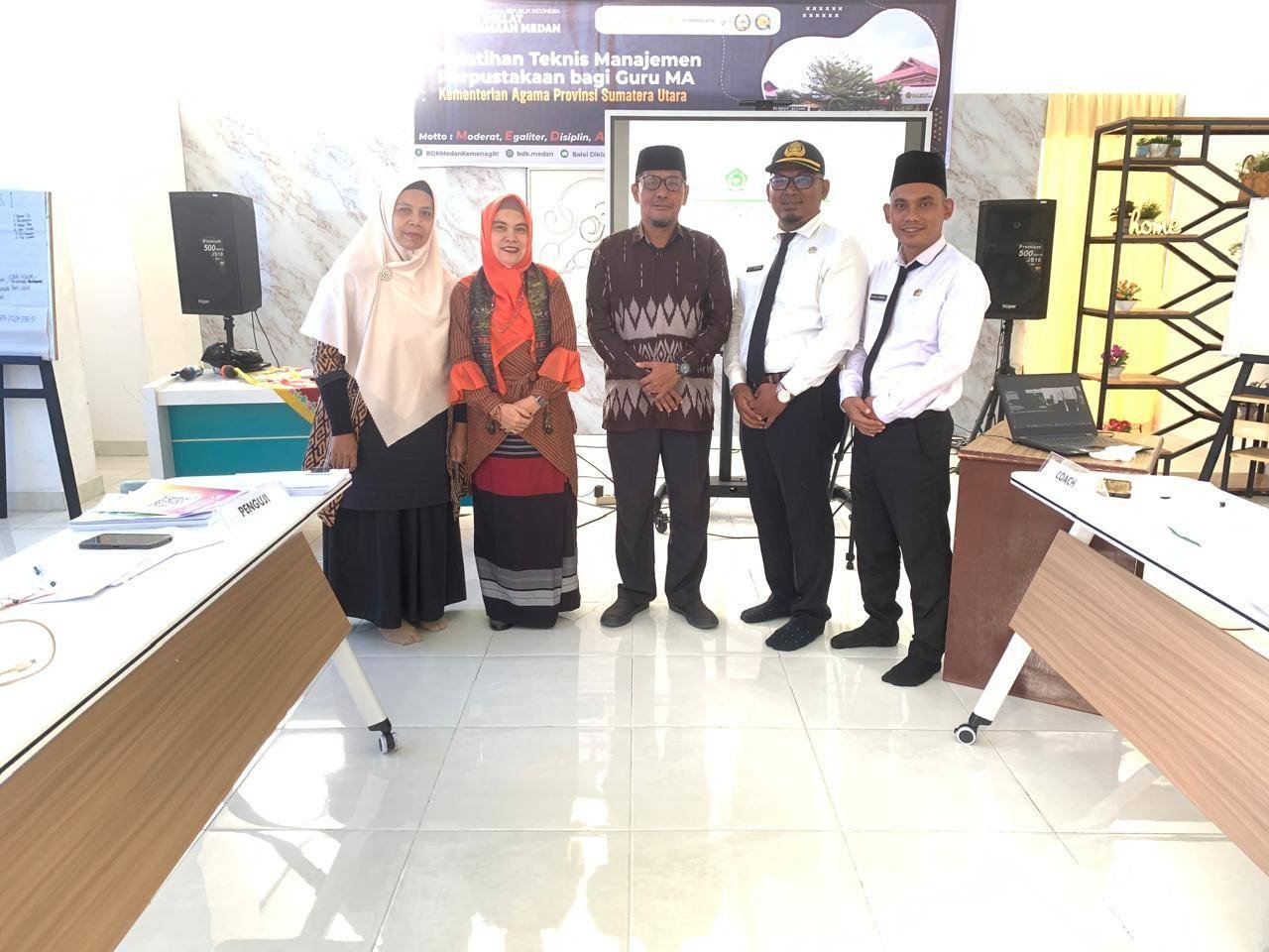 Pendampingan Kepala KUA Bandar Khalifah sebagai Mentor CPNS Penghulu dalam Seminar Aktualisasi Latsar