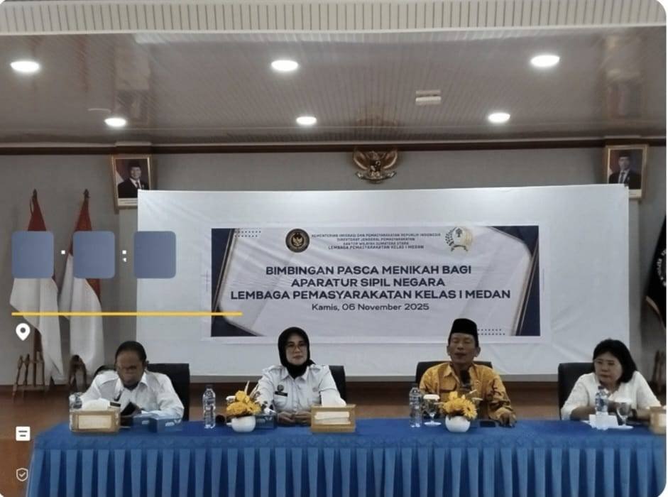 Perkuat Kinerja ASN Lapas, KUA Medan Helvetia Laksanakan Bimbingan Keluarga