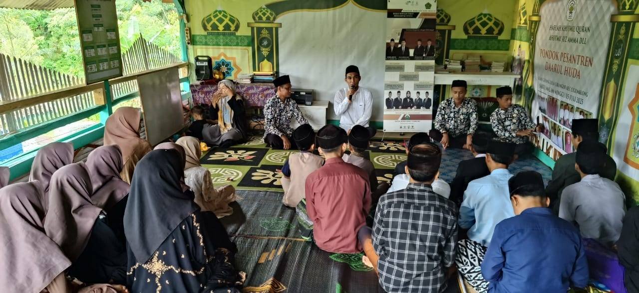 Wujudkan Kemenag Berdampak, KUA Cigemblong Tanamkan Moderasi Beragama dan Semangat Pendidikan kepada Santri Daarul Huda