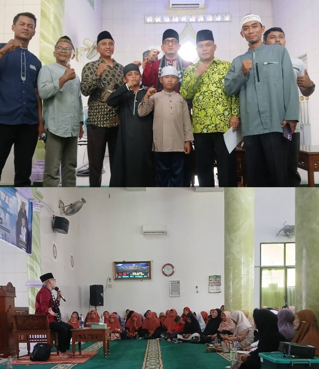 PAI KUA Bosar Maligas Hadiri Safari Dakwah Ustaz Zaky Mirza dalam Program Waqaf 1 Juta Al-Qur’an