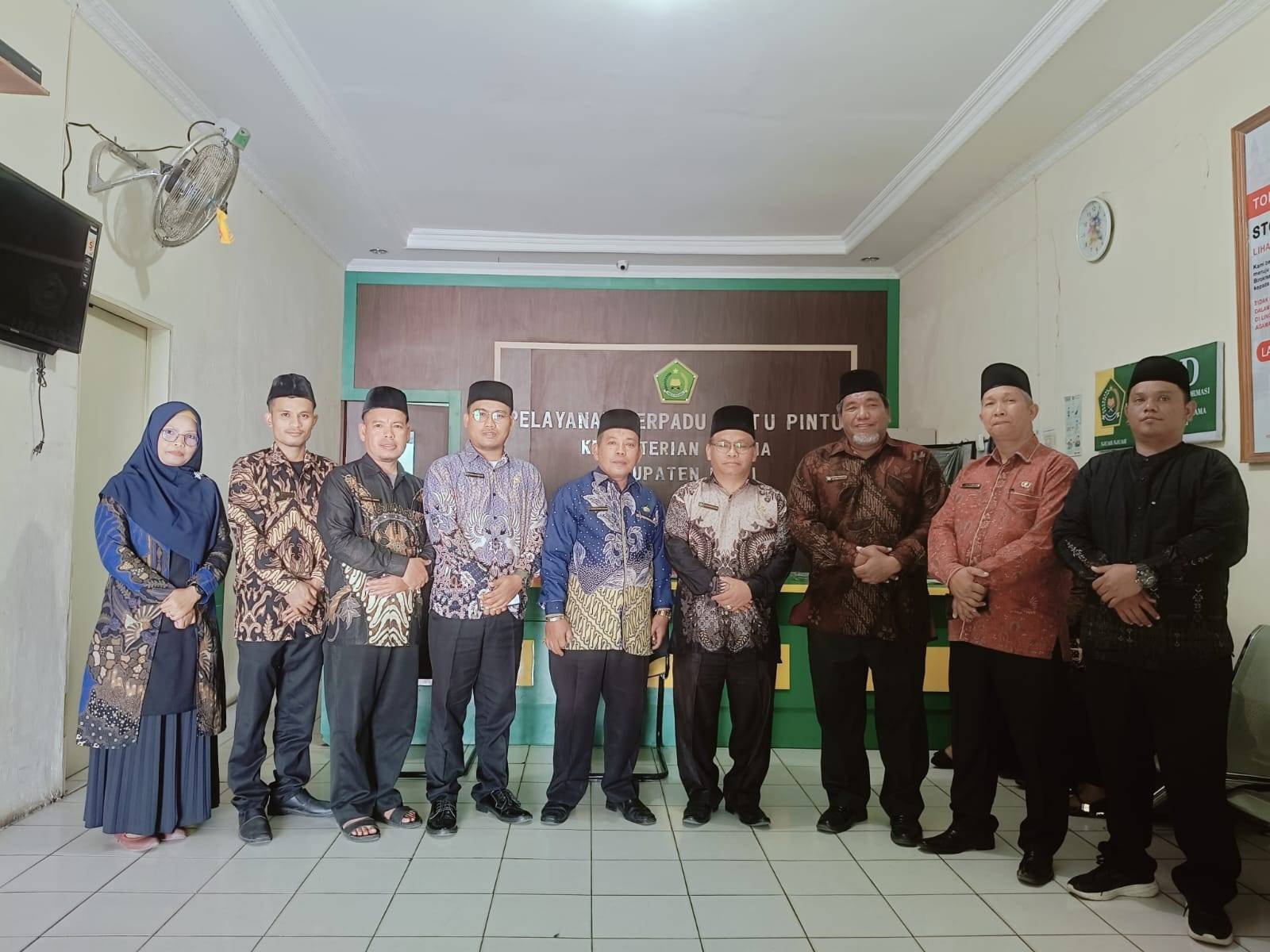 KUA Sidikalang Apresiasi PAI Konsolidasi Tugas Pasca Redistribusi Kanwil Kemenagsu