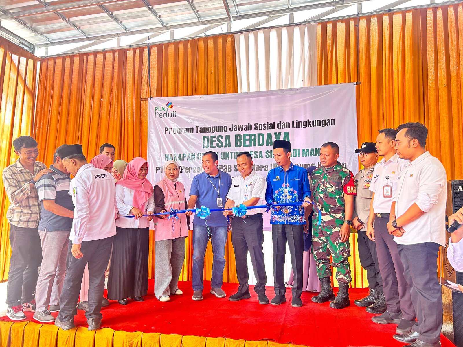Harapan Baru Desa Sidodadi: KUA Way Lima Pimpin Doa Peresmian Bantuan Sumur Bor PLN