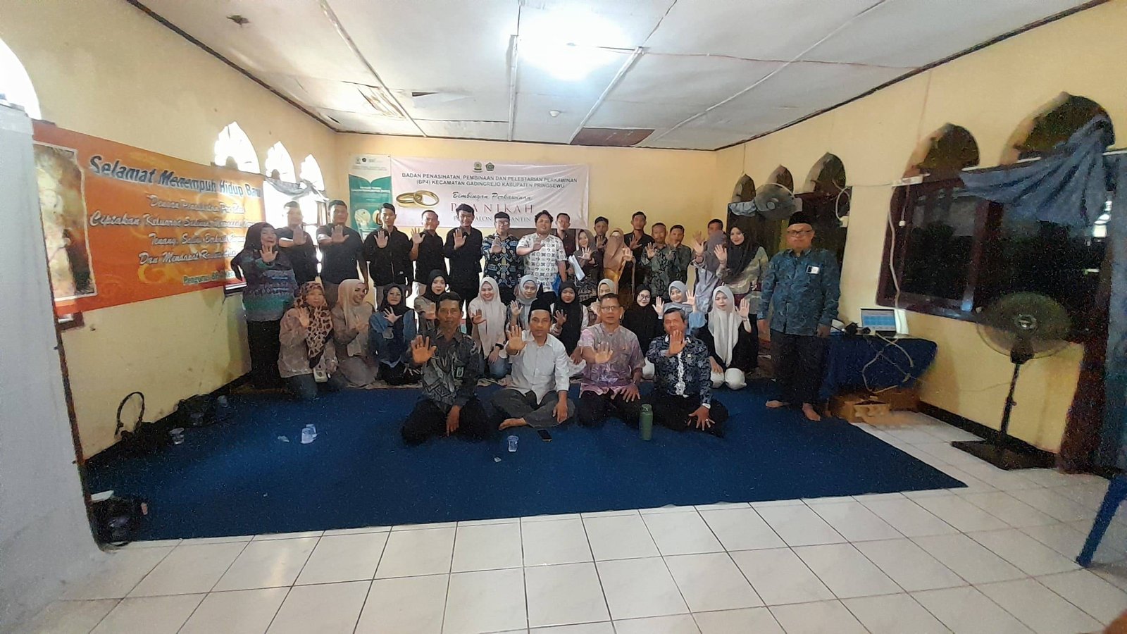 KUA Gadingrejo Gelar Bimbingan Perkawinan untuk 13 Pasang Calon Pengantin