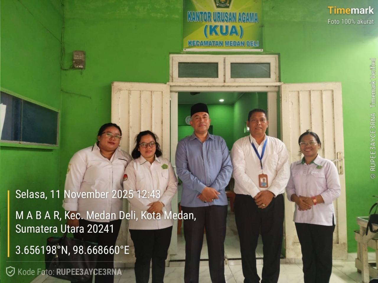 Ka. KUA Medan Deli: Penyuluh Agama Kristen Berperan Akurasi Data Umat Beragama