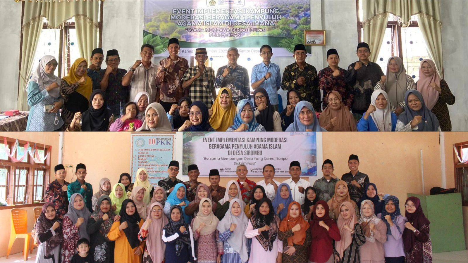 Bimas Islam dan KUA se-Kabupaten Nias Barat Gelar Kampung Moderasi Beragama