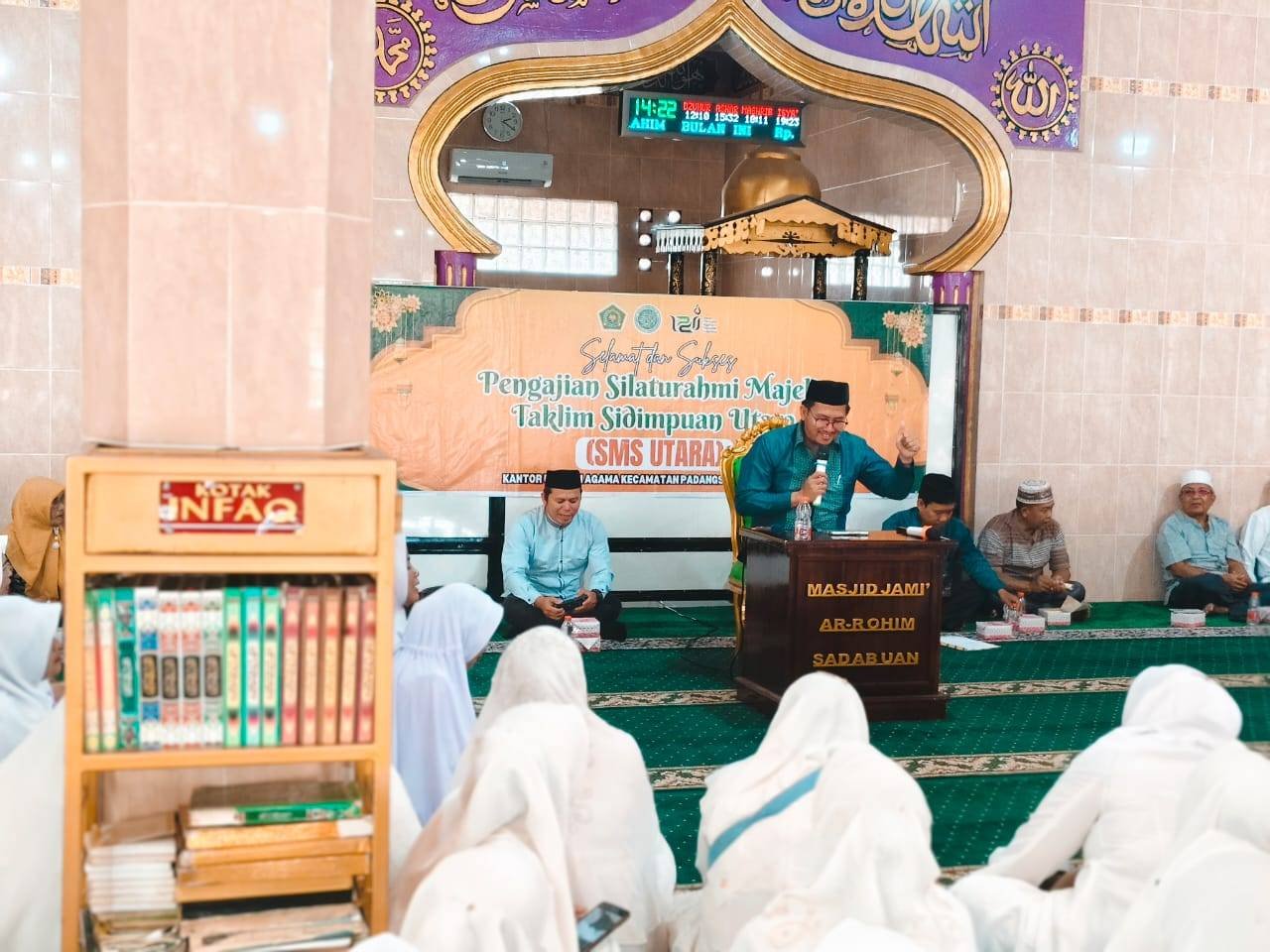 Majelis Taklim Ar Rahim Bangga Menjadi Tuan Rumah SMS KUA Padangsidimpuan Utara