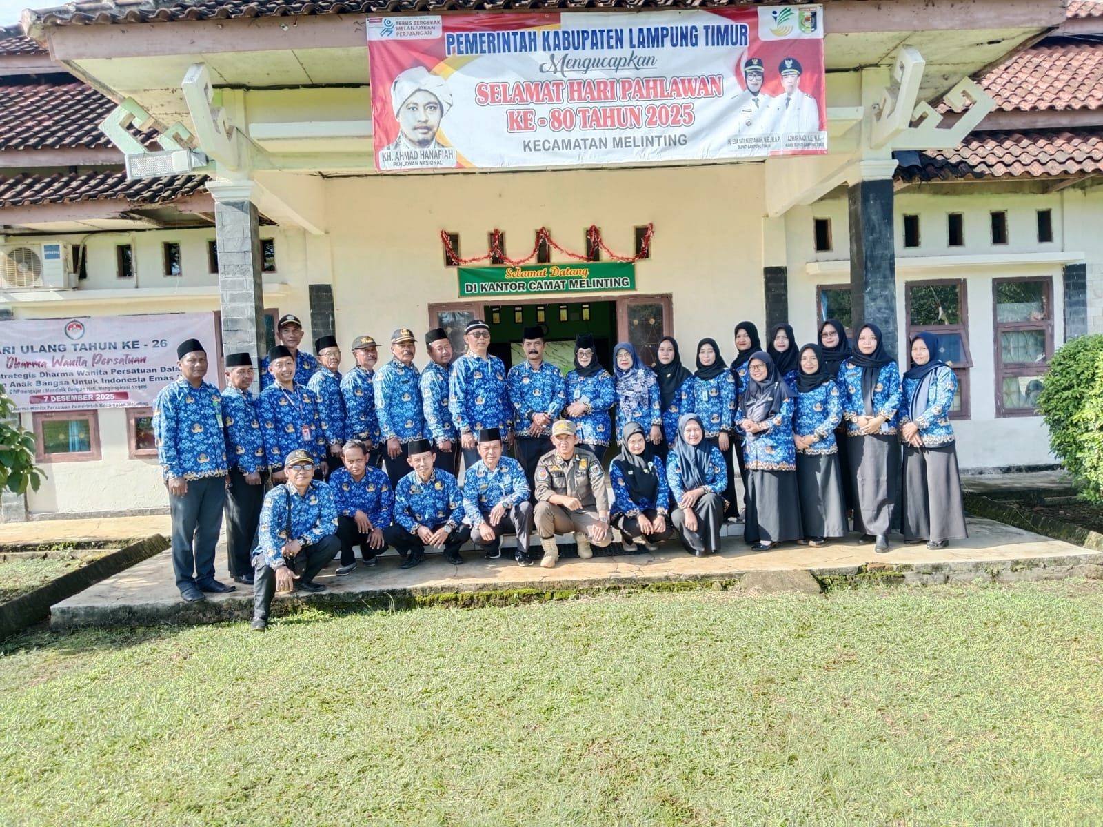 ASN KUA Melinting Ikuti Apel Korpri Kecamatan