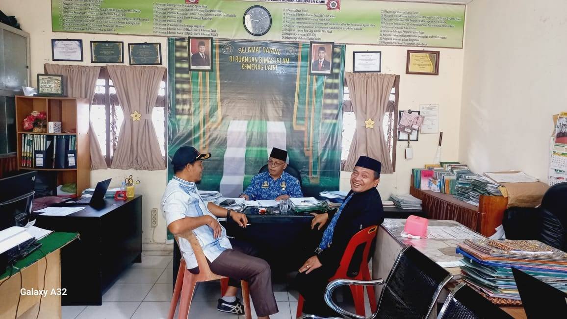 Kolaborasi Kuat! KUA Sinehu-BWI Dairi Gedor Kemenag Dairi, Cari Solusi Final Tanah Wakaf Sungai Raya