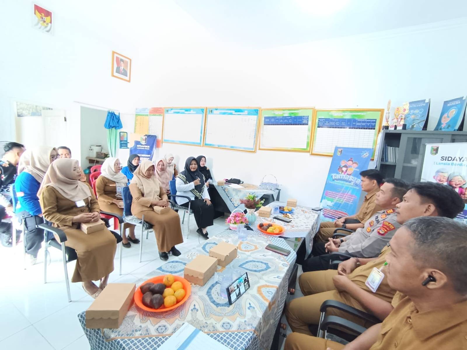 KUA Sekampung Udik Hadiri Minilok PLKB Lintas Sektor