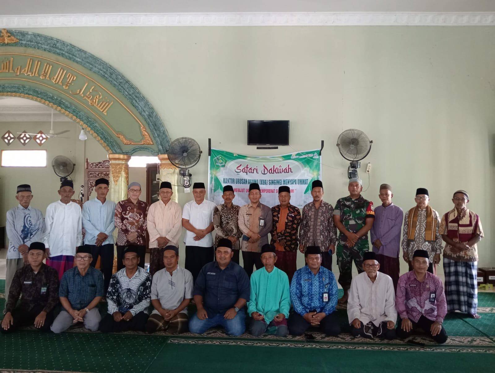 Safari Dakwah KUA Singingi Menyapa Umat