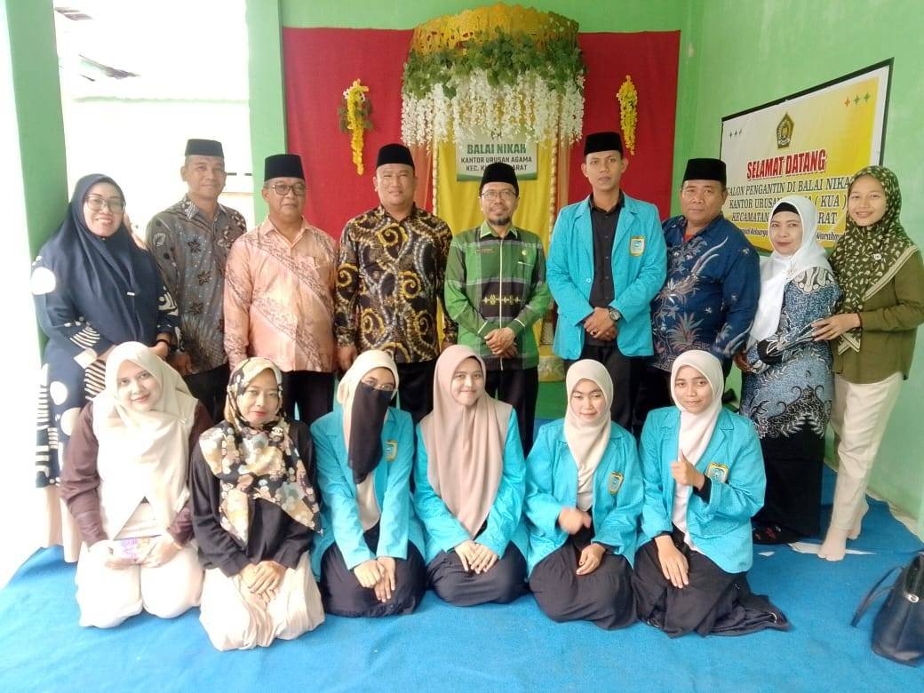 KUA Kisaran Barat Sambut Mahasiswa KKL IAIDU Asahan, Perkuat Sinergi Akademik dan Pelayanan