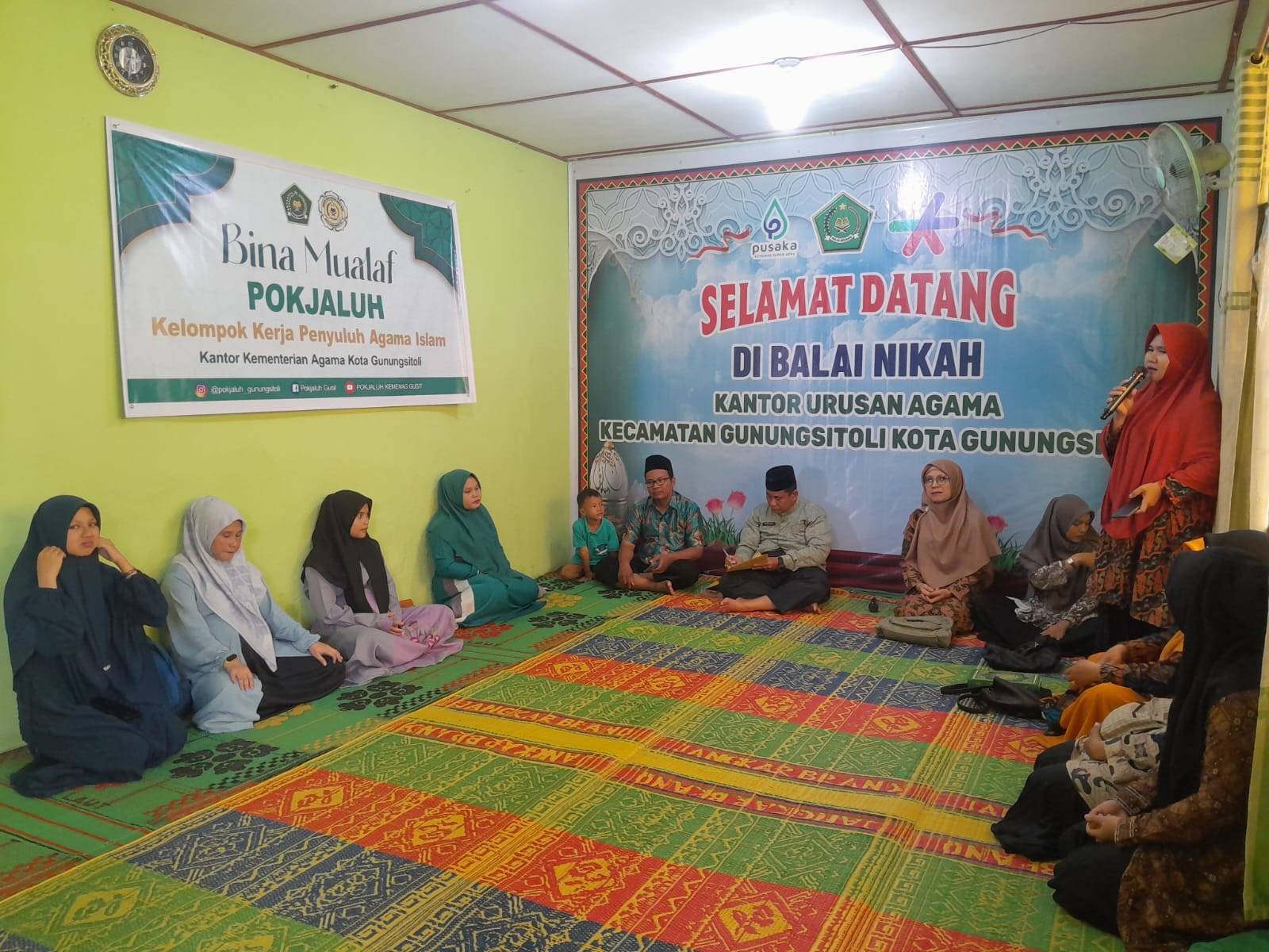 Pelaksanaan Pembinaan Umat Kolaborasi KUA Gunungsitoli dengan Pokjaluh