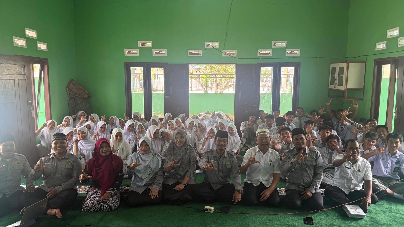 KUA dan PAI Kecamatan Binjai Gelar BRUS di SMA Negeri 1 Binjai Langkat