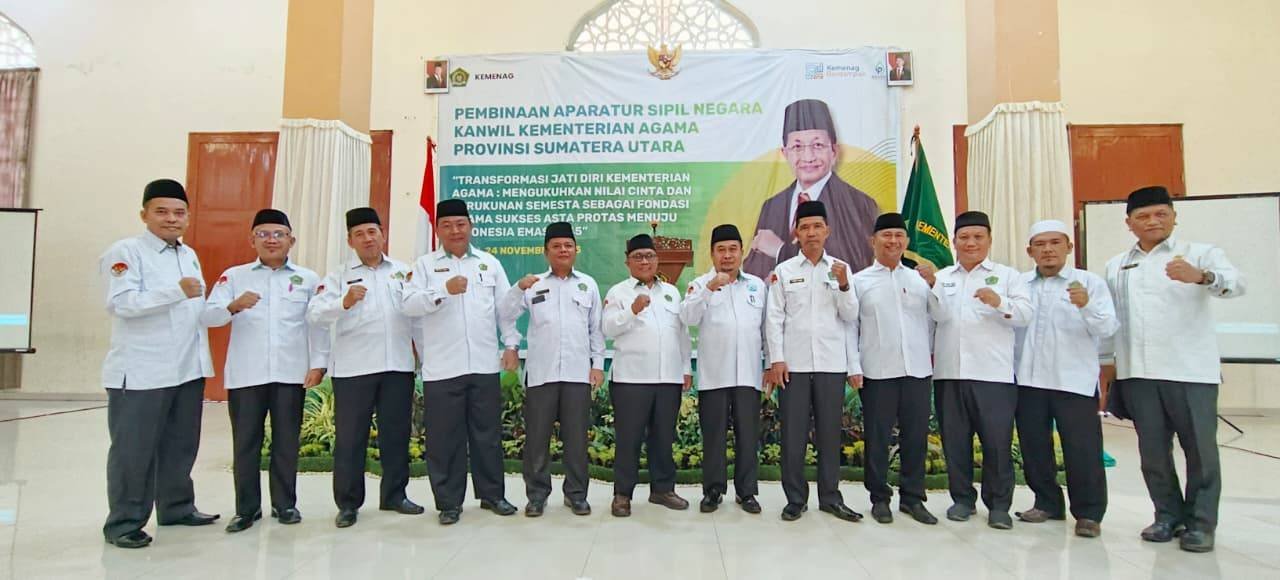 Ka. KUA Pancur Batu ikuti pembinaan ASN Kemenag Sumut, Siap Laksanakan Arahan Pimpinan