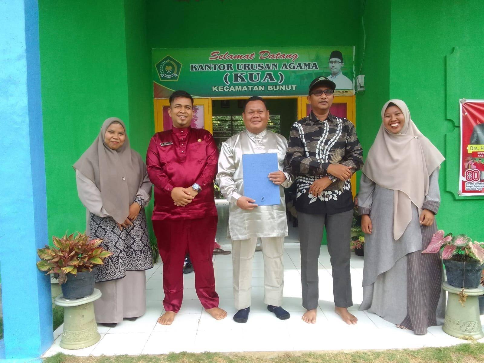 Perkuat Karakter Siswa, MA Al Hamidiyah Jalin Kerja Sama dengan KUA Bunut