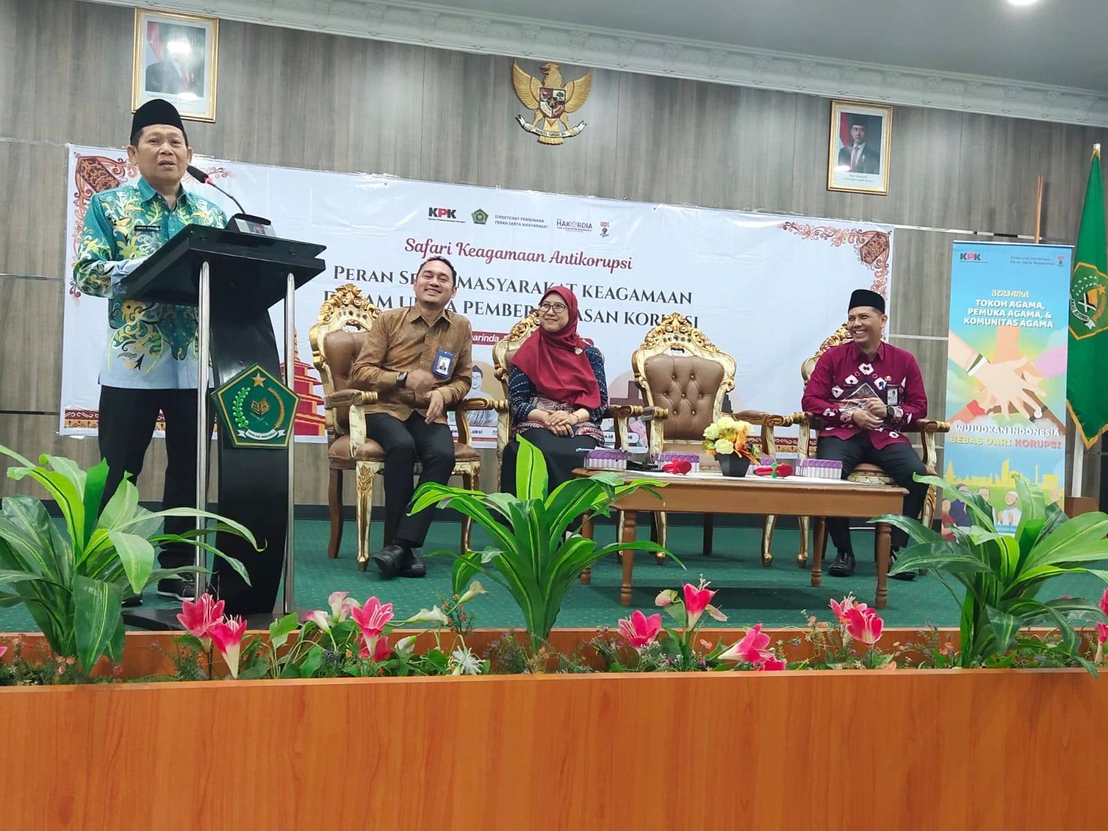 “Peran Penghulu, Penyuluh Agama Dan Tokoh Agama Diperkuat, KPK RI Gandeng Kemenag Kaltim dalam Safari Keagamaan Anti Korupsi”