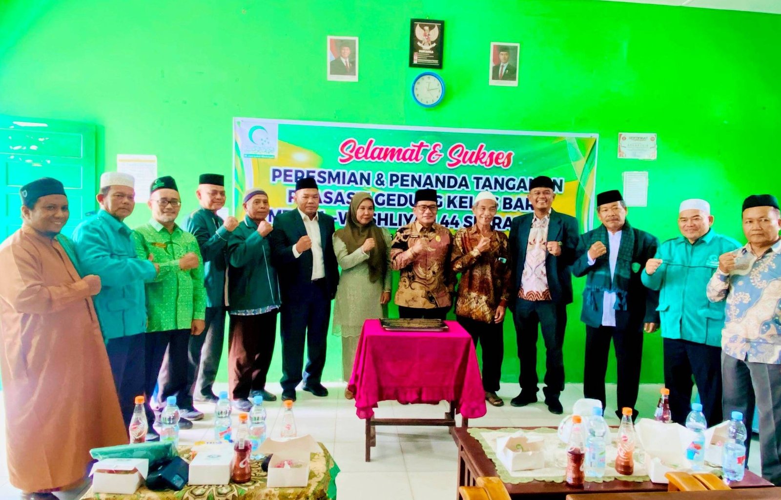 Kepala KUA Pantai Cermin Hadiri Pembinaan Ormas Islam dan Peresmian Gedung Baru MTs Al Washliyah 44 Sei Rampah