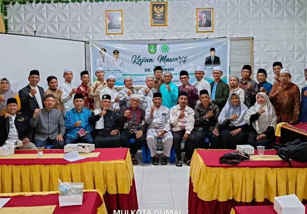 Kepala KUA Dumai Kota Ikuti Kegiatan Kajian Mawaris