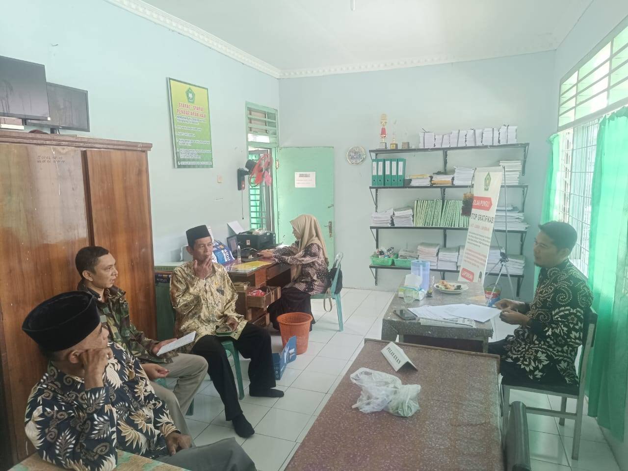 KUA Bandar Pulau Gelar Rapat Kerja Bahas Persiapan Tabligh Akbar di Masjid Taqwa Aek Songsongan