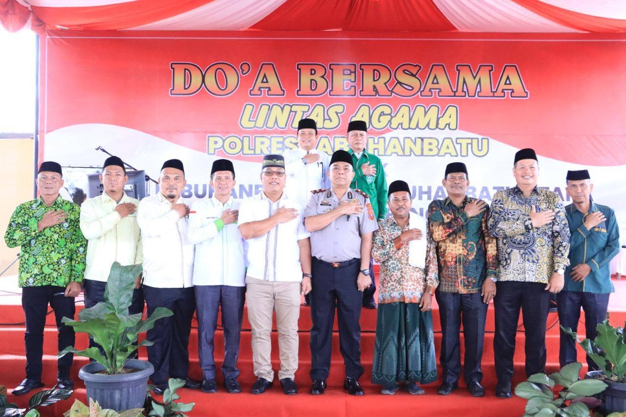 KUA Marbau Hadiri Doa bersama Lintas Agama, Doakan Keselamatan Bangsa